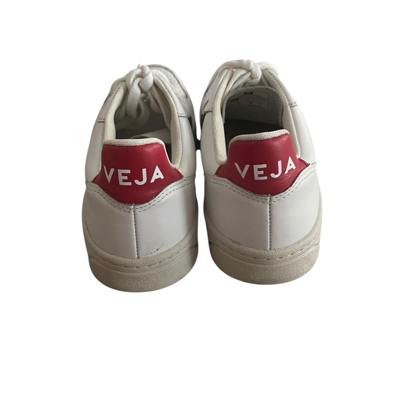 Veja Women's White and Black Sneakers Women Size 7 - Picture 8 of 10